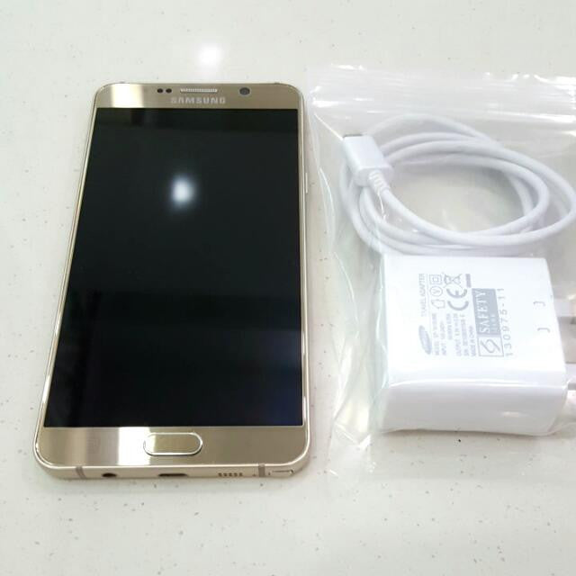 Samsung Galaxy Note 5 64GB Smartphone - Gold Color, Stylus Pen, 5.7
