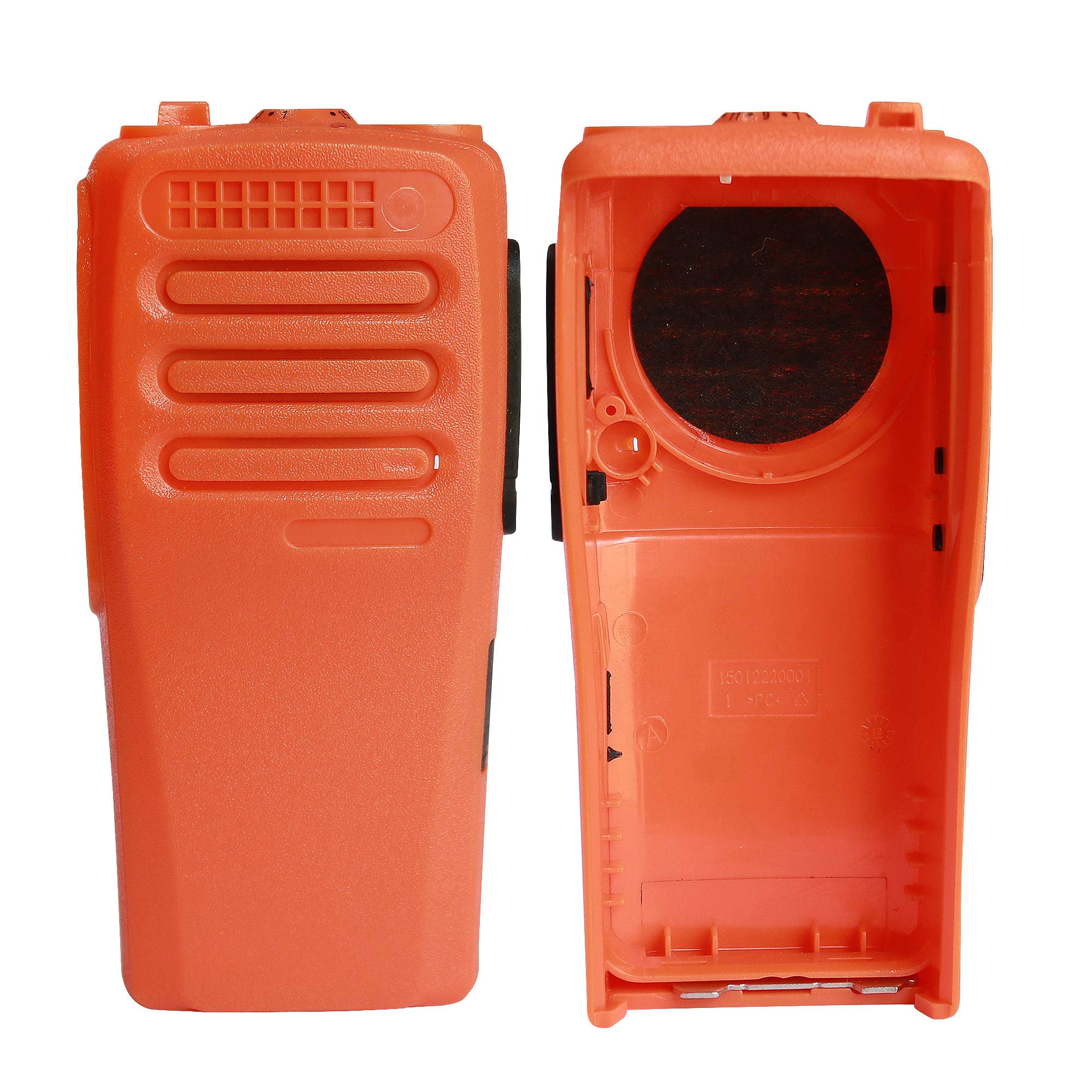 Replacement Front Housing Case for Motorola CP200D Two-Way Radio (Orange) - Durable Protective Cover for CP200D Walkie Talkie | Perfect for Construction, Security & Outdoor Communication