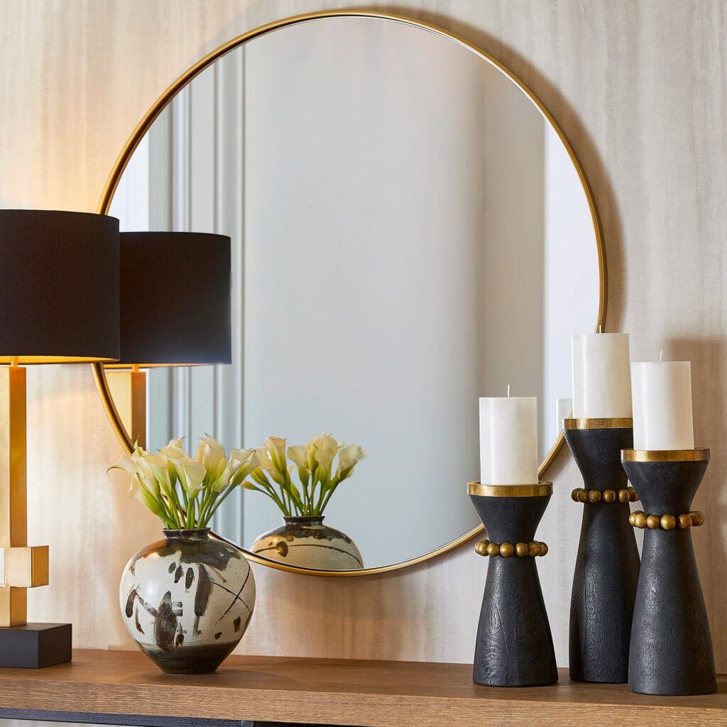Cyan Design 11415 Harmony Mirror in Gold - Elegant Wall Decor for Living Room, Bedroom & Entryway