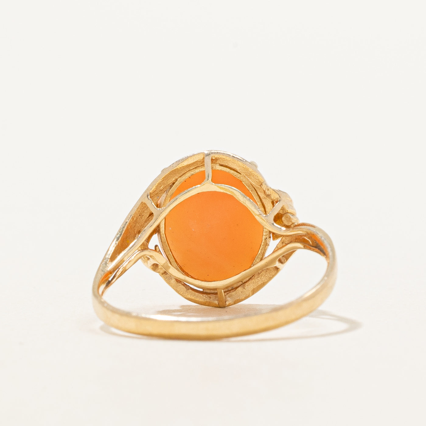 Elegant Pink Coral Cocktail Ring - 1.30 Carat Genuine Coral Stone - Size 5 - Perfect for Evening Parties, Weddings & Special Occasions