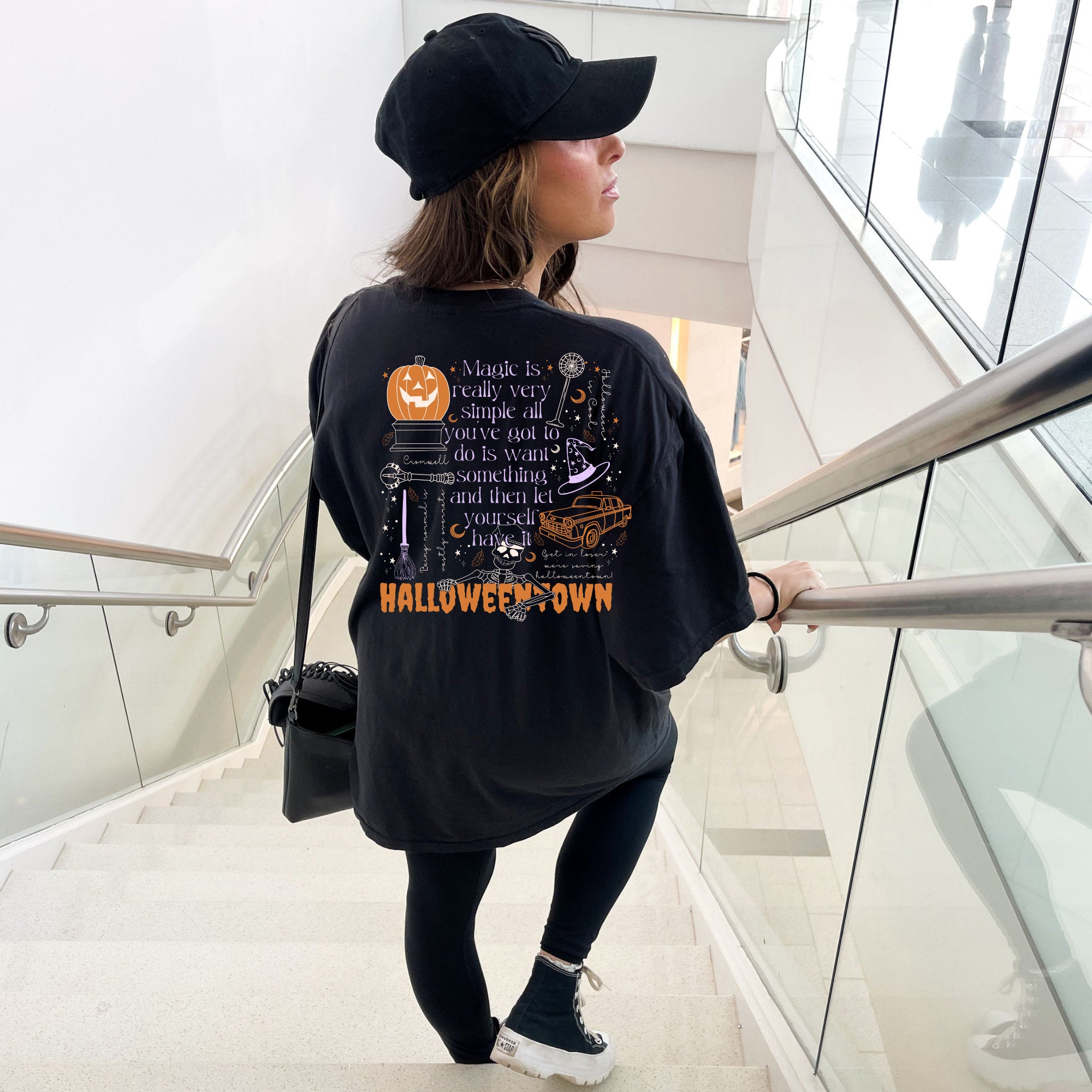 Halloweentown Shirt - Vintage Halloween Sweater for Men & Women | Retro Halloween Town University Apparel - Perfect for Halloween Parties & Cozy Fall Outfits
