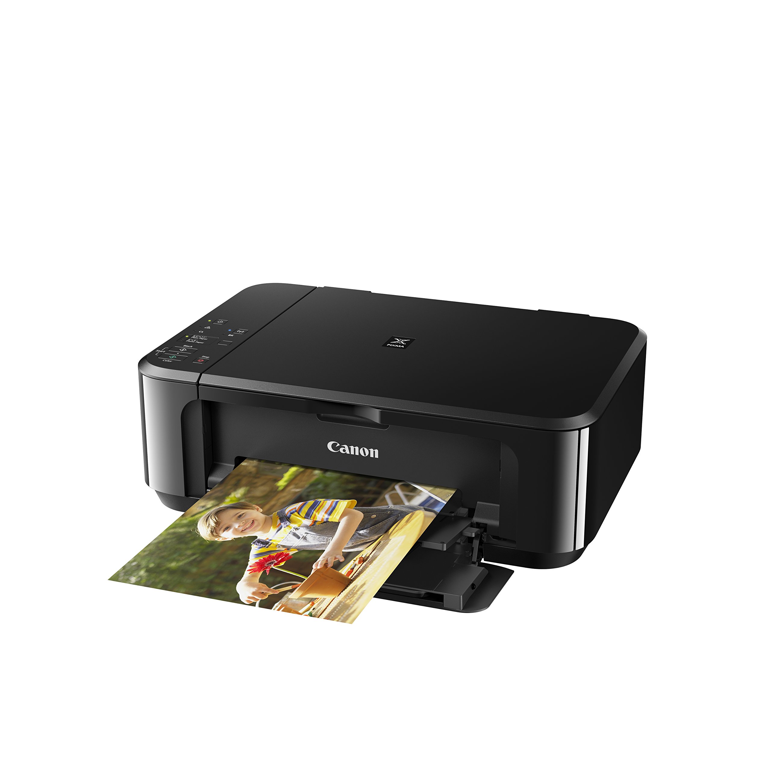Canon Pixma MG3620 Wireless All-in-One Color Inkjet Printer | Mobile & Tablet Printing | Home Office & School Use | Black