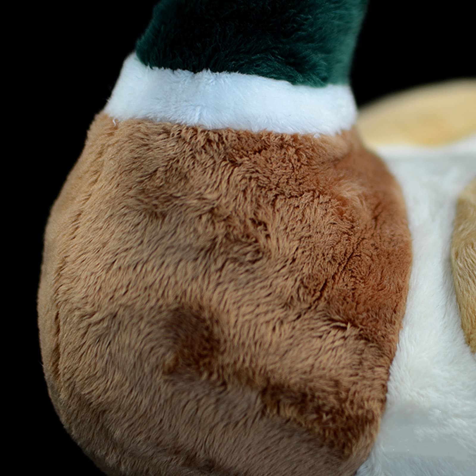 Realistic Duck Plush Toy - Super Soft Mallard Stuffed Animal for Kids, Home Decor & Gifts (Green 12.2