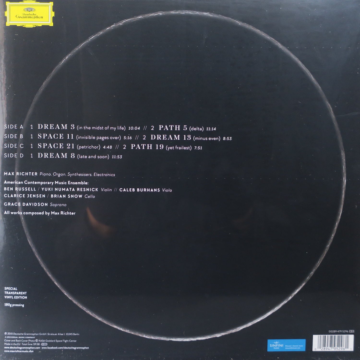 MAX RICHTER 'From Sleep' 180g Vinyl 2LP Record - Ambient Classical Music for Relaxation, Meditation & Sleep Enhancement