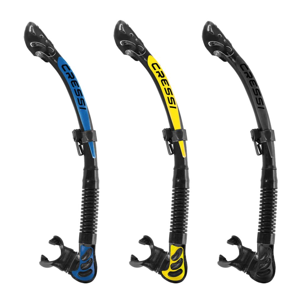 Cressi Alpha Ultra Dry Snorkel - High Performance Snorkeling Gear for Adults & Kids - Perfect for Swimming, Snorkeling, and Beach Vacations