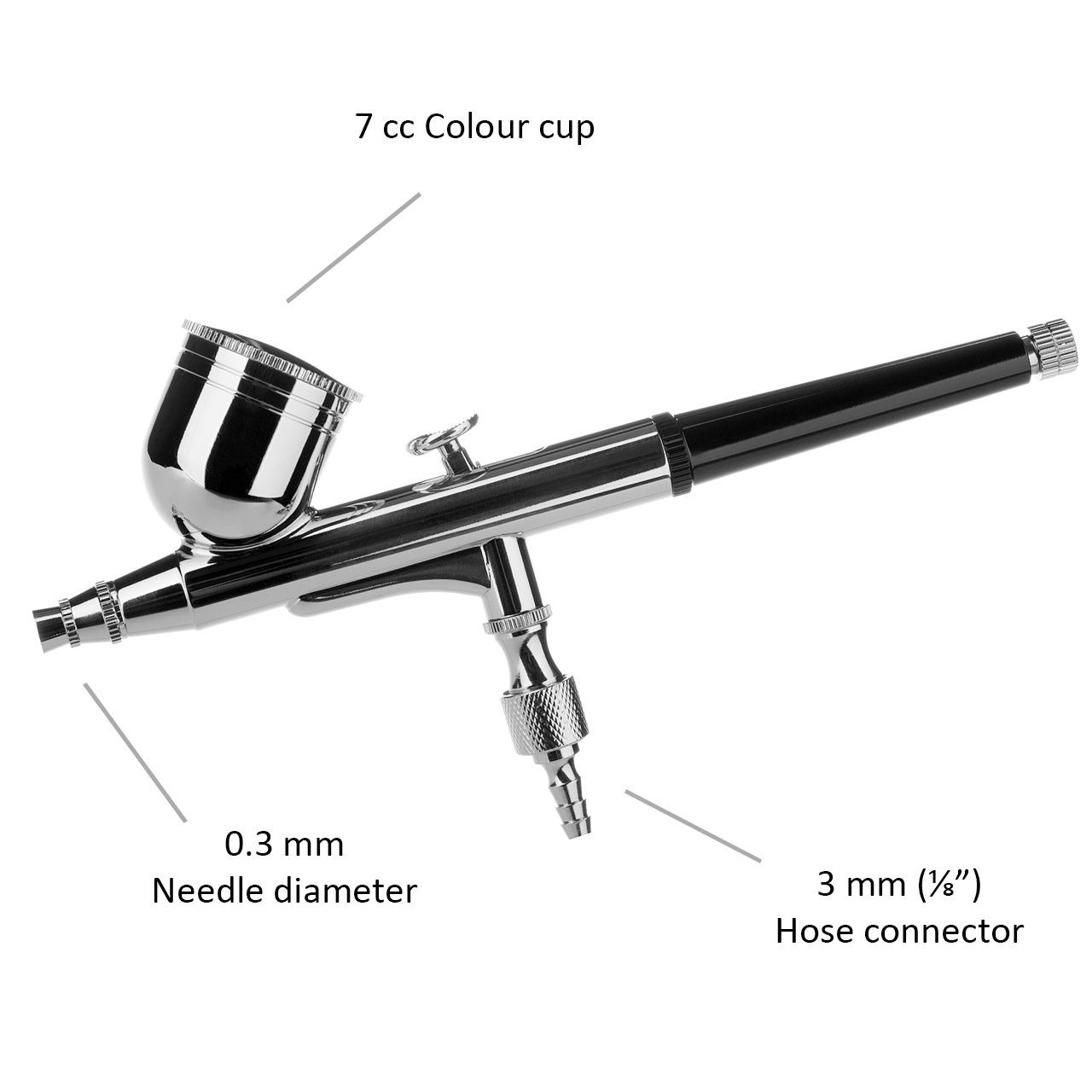 PME Airbrush Compressor Kit - Professional Cake Decorating Tool for Baking, Fondant, Cookies & Cupcakes | Perfect for Home Bakers & Professional Chefs (White)
