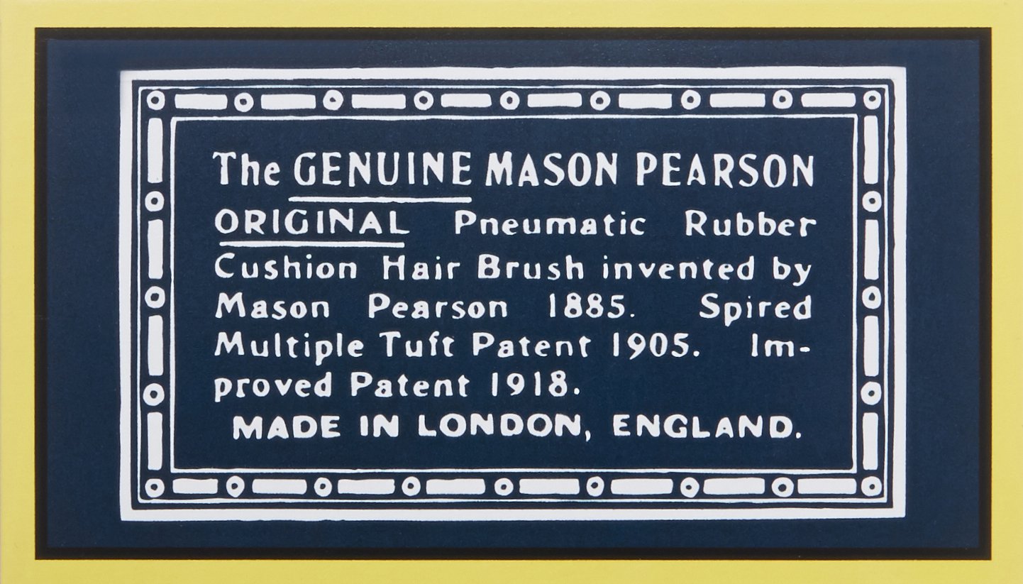 Mason Pearson Hair Brush - Premium Boar & Nylon Bristles for Shine & Volume - Perfect for Styling, Detangling & Smoothing Hair at Home or Salon