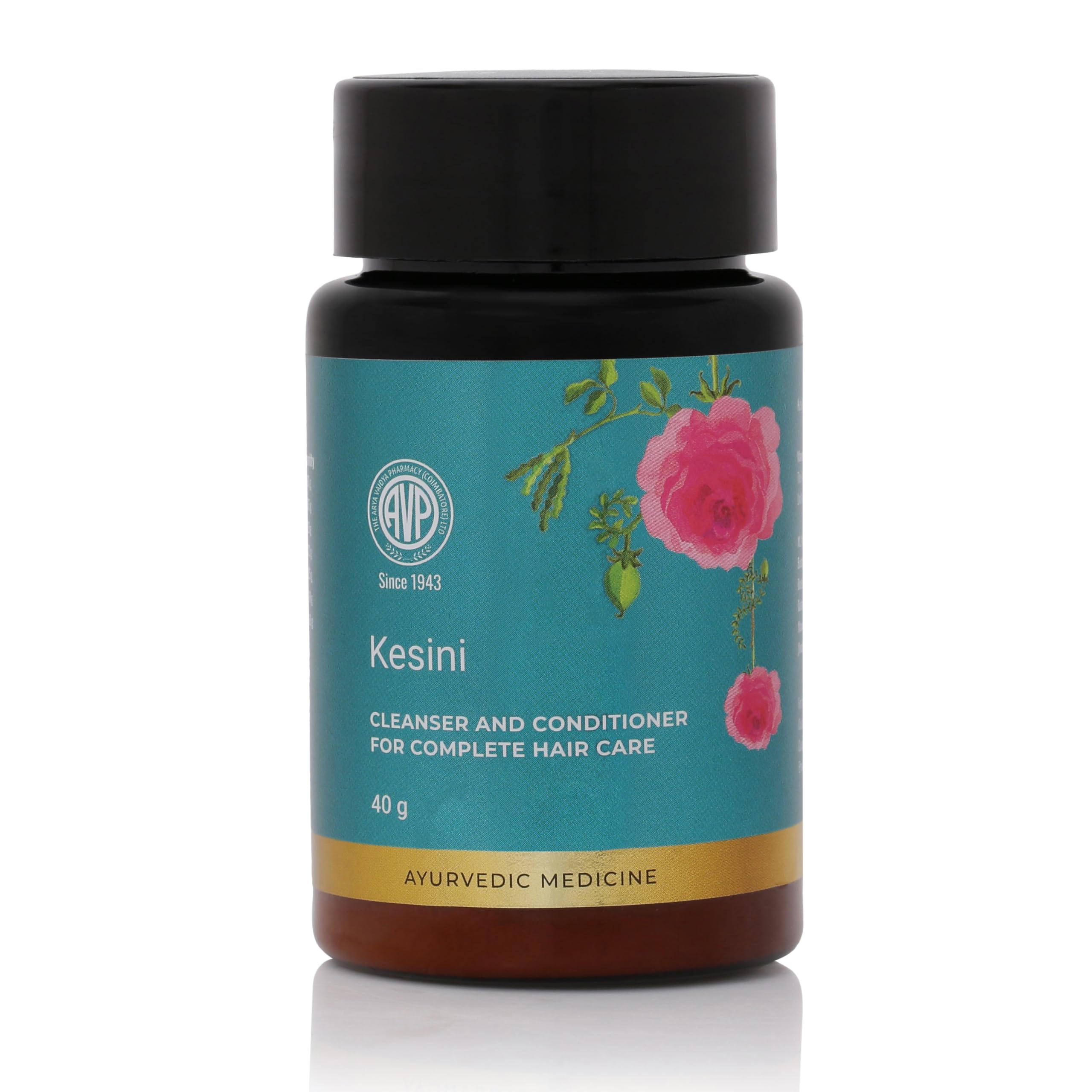 AVP Kesini 40g Herbal Hair Wash Powder & Mask - Protein Rich Formula with Tulsi & Shikakai | Natural Hair Cleanser for Healthy Hair Growth | Paraben & Chemical Free | Suitable for All Hair Types | Perfect for Daily Hair Care & Scalp Nourishment