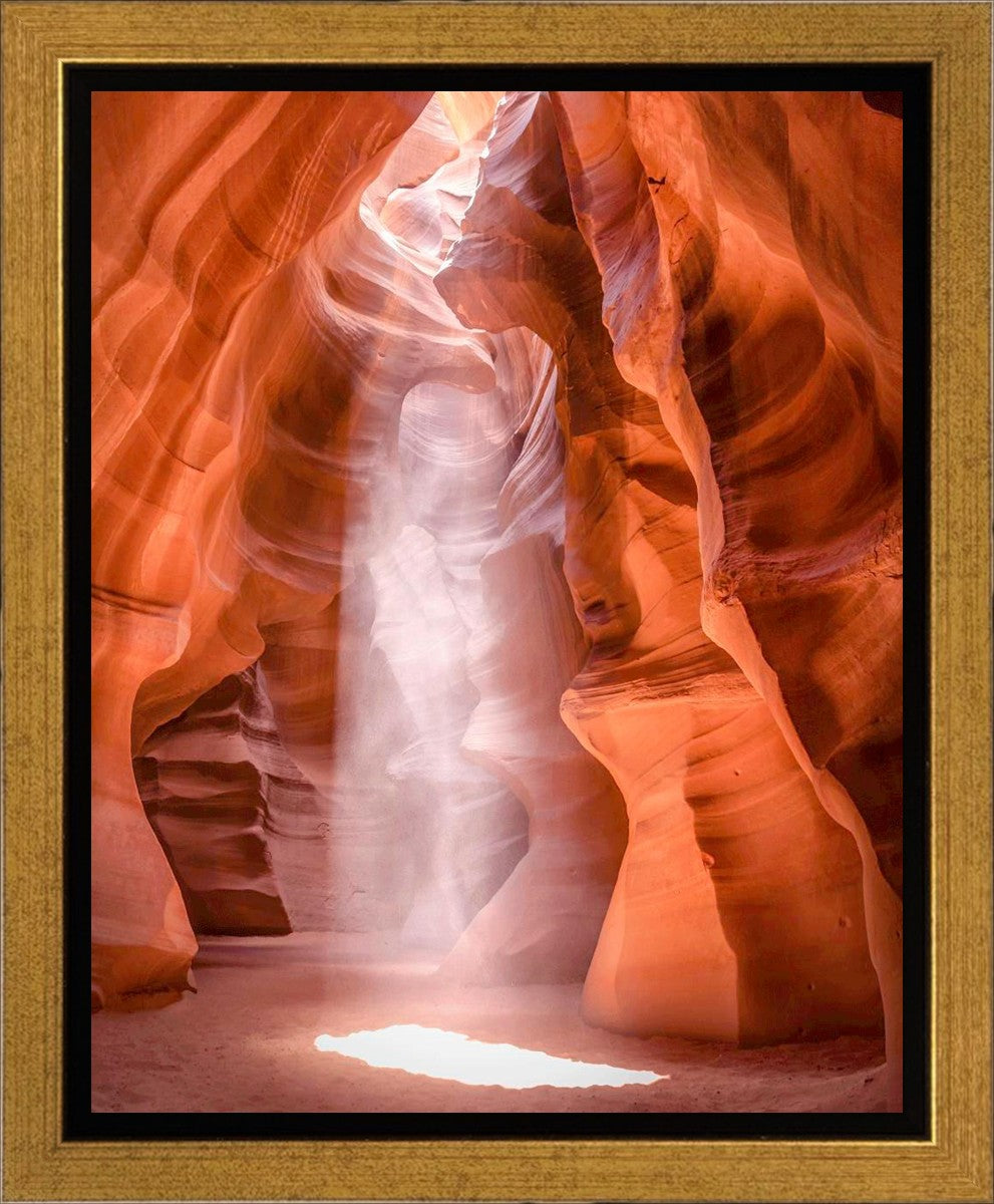 Antelope Canyon Cathedral Gallery Wrap Canvas Print - Stunning Landscape Wall Art for Living Room, Bedroom & Office Decor