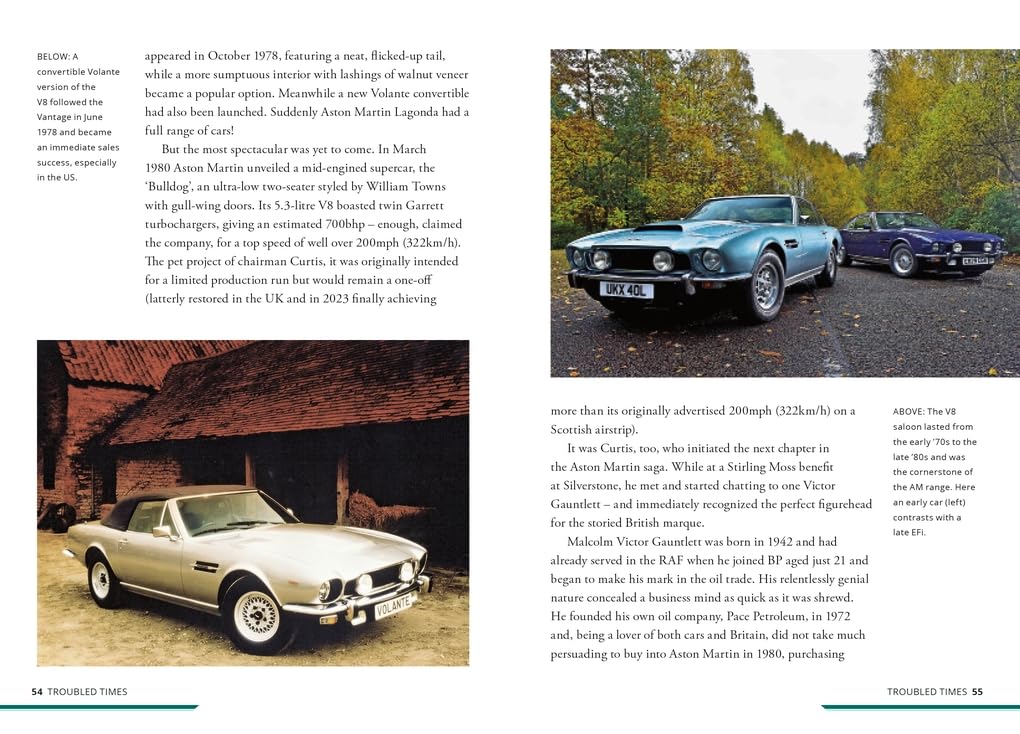 Aston Martin History Book: The Story of Cars & Automotive Excellence - Perfect for Car Enthusiasts, Collectors, and Gift Ideas