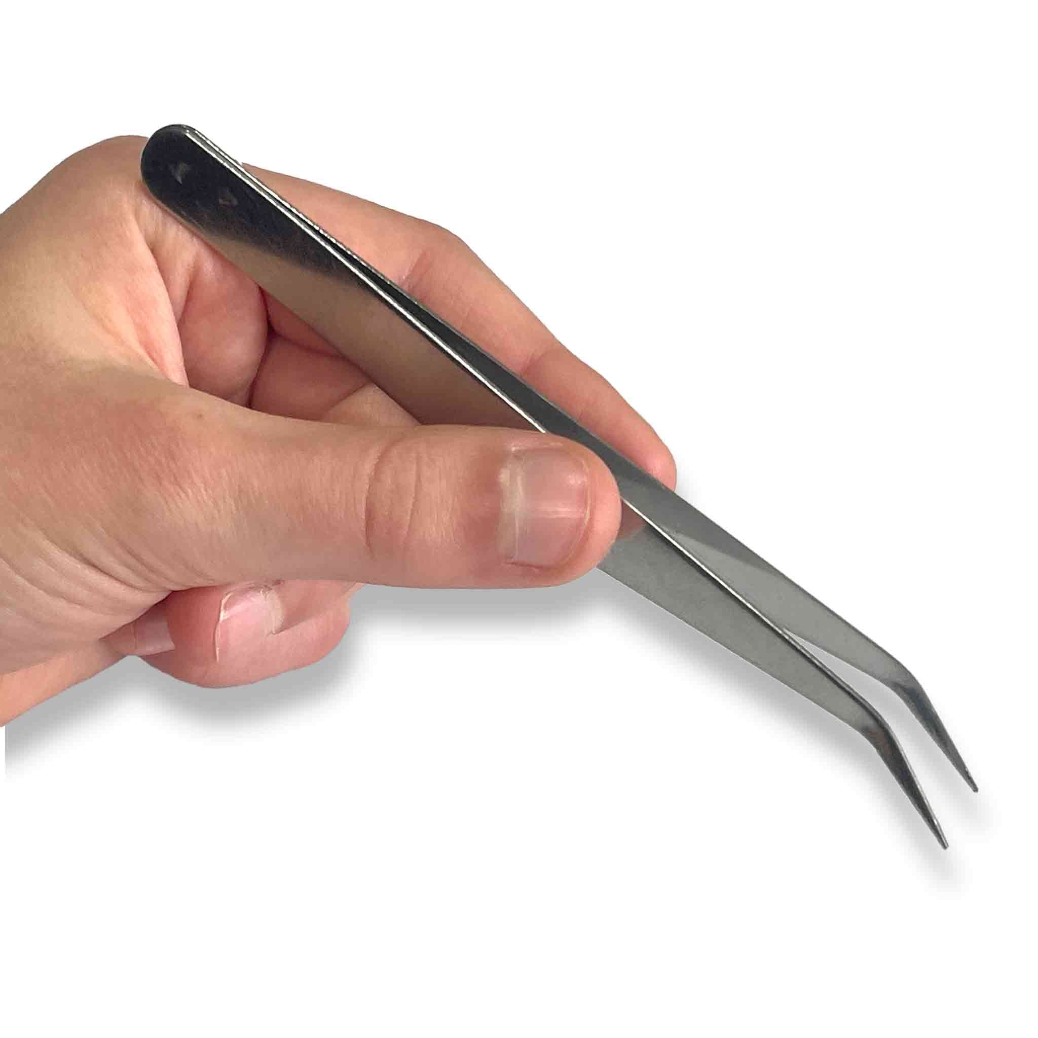 Premium Stainless Steel Queen Bee Royal Jelly Larvae Removal Tweezers - Beekeeping Essential for Honey Harvesting & Hive Maintenance