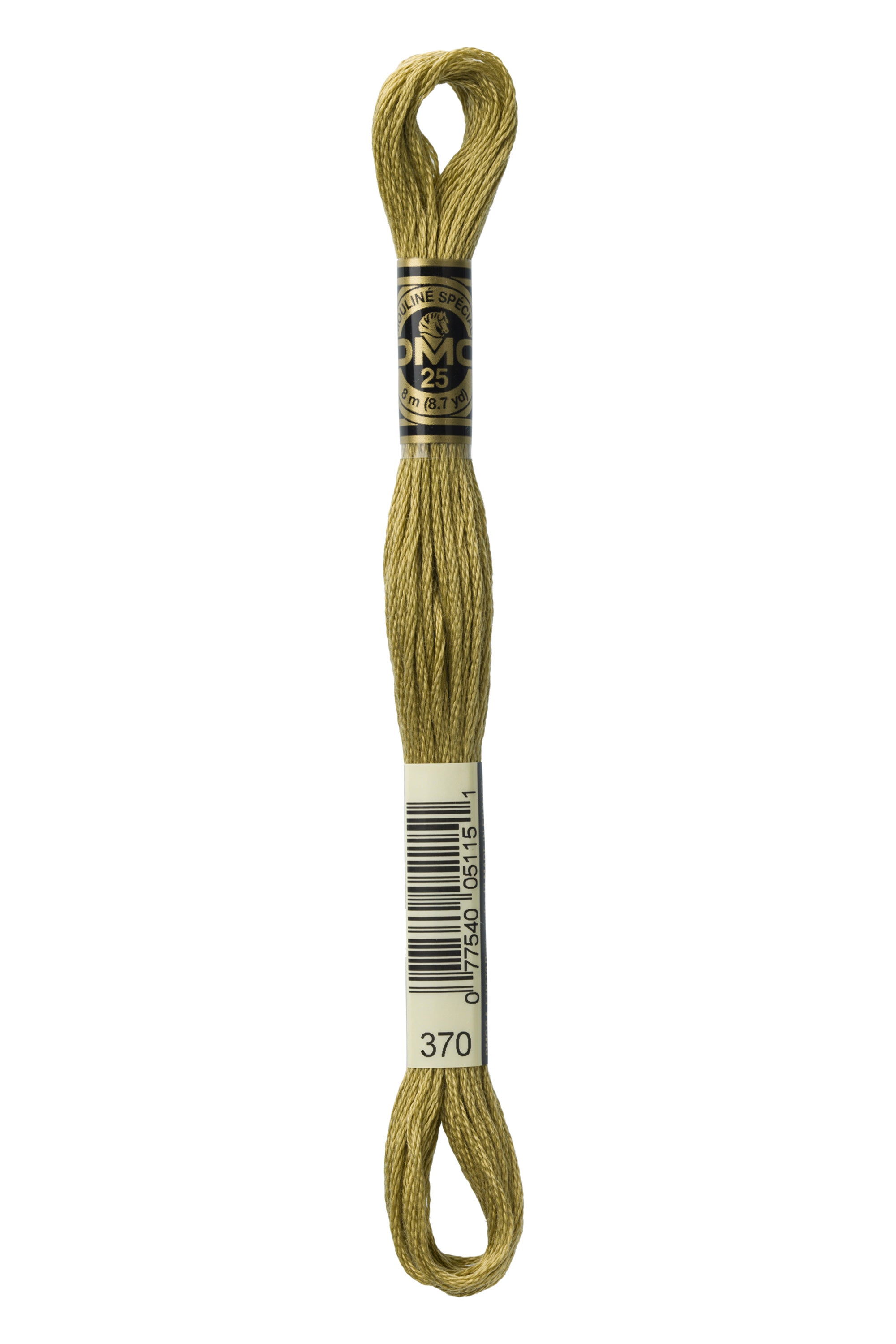 DMC 370 Cotton Embroidery Floss - 6 Stranded Premium Thread for Hand Embroidery, Cross Stitch & Needlework - Perfect for DIY Crafts, Sewing Projects & Fabric Art