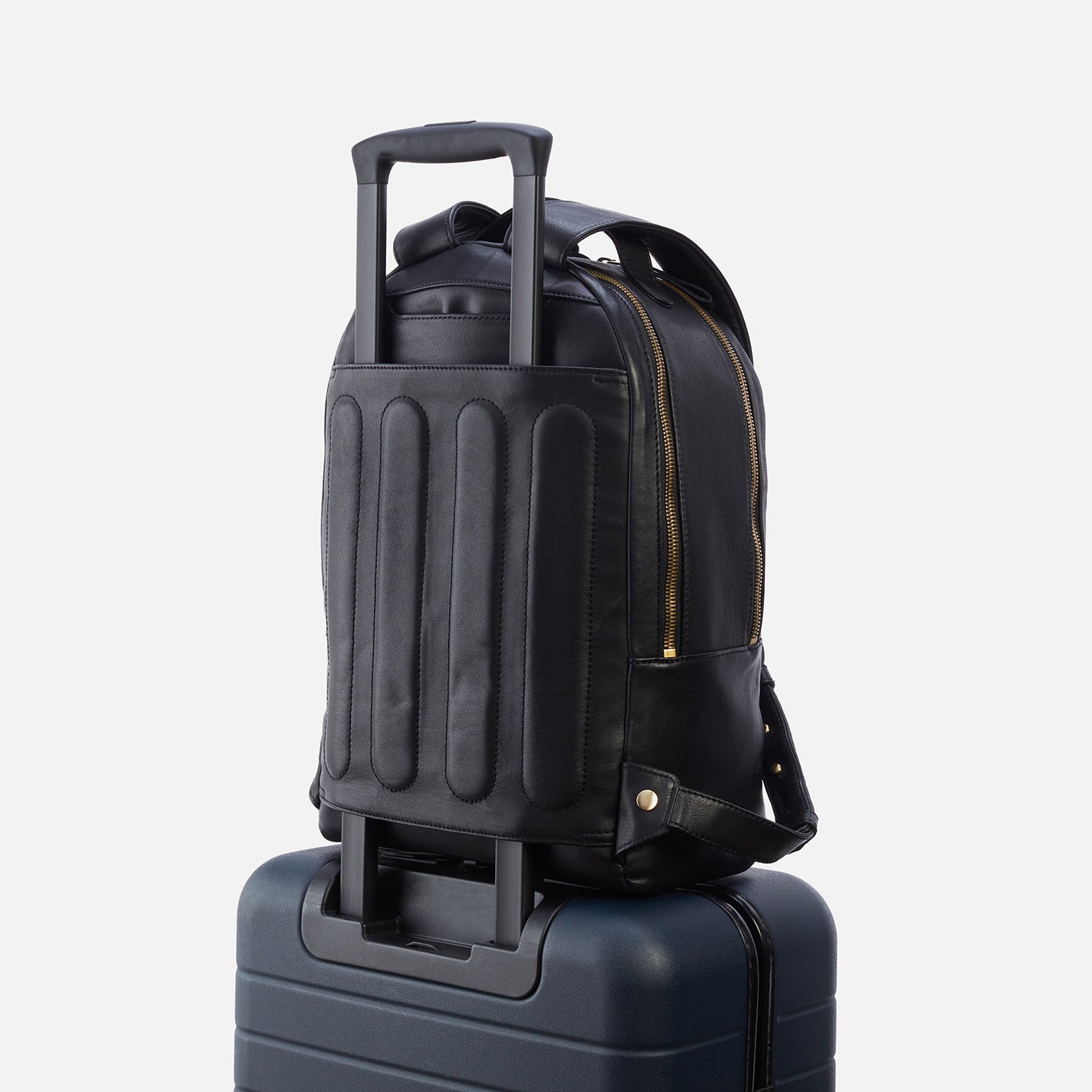 Premium Maddox Backpack - Genuine Silk Napa Leather with Blue Camo Design - Stylish Laptop Bag for Work, Travel & College