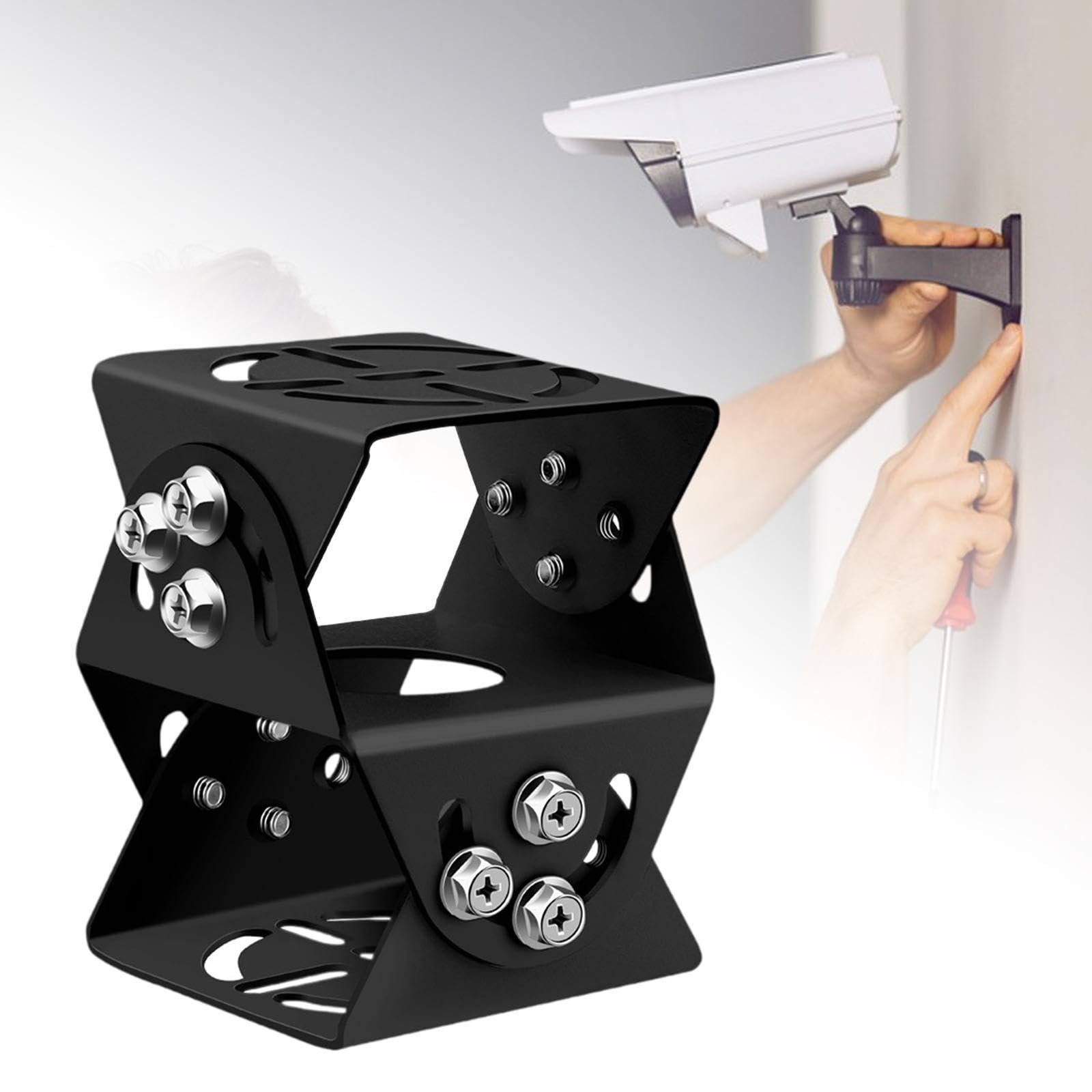 Compact Security Camera Joint Mount Holder - Adjustable for Hotels, Offices & Home Surveillance | Indoor/Outdoor Use