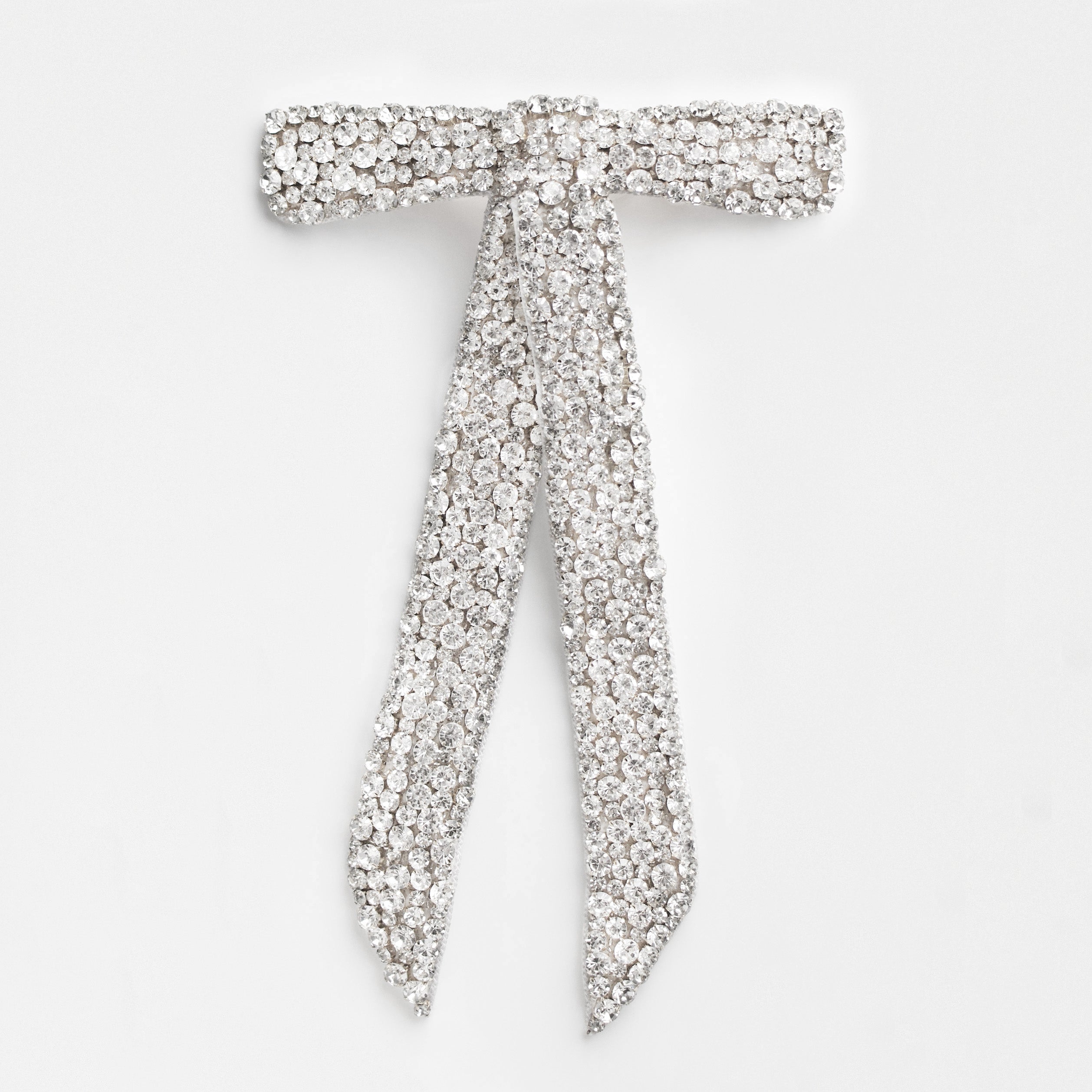 Celeste Embellished Bow Hair Accessory for Women - Elegant Rhinestone Hair Clip for Parties, Weddings & Special Occasions