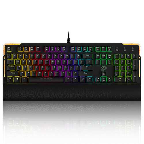 Dareu EK815 104-Key RGB Backlit Mechanical Gaming Keyboard with Brown Switches - Perfect for PC Gaming, Typing & Office Work