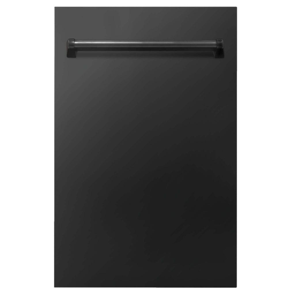 ZLINE 18 Inch Stainless Steel Dishwasher Panel with Traditional Handle - DP 18 - Perfect for Modern Kitchen Remodeling & Built-In Appliance Installation