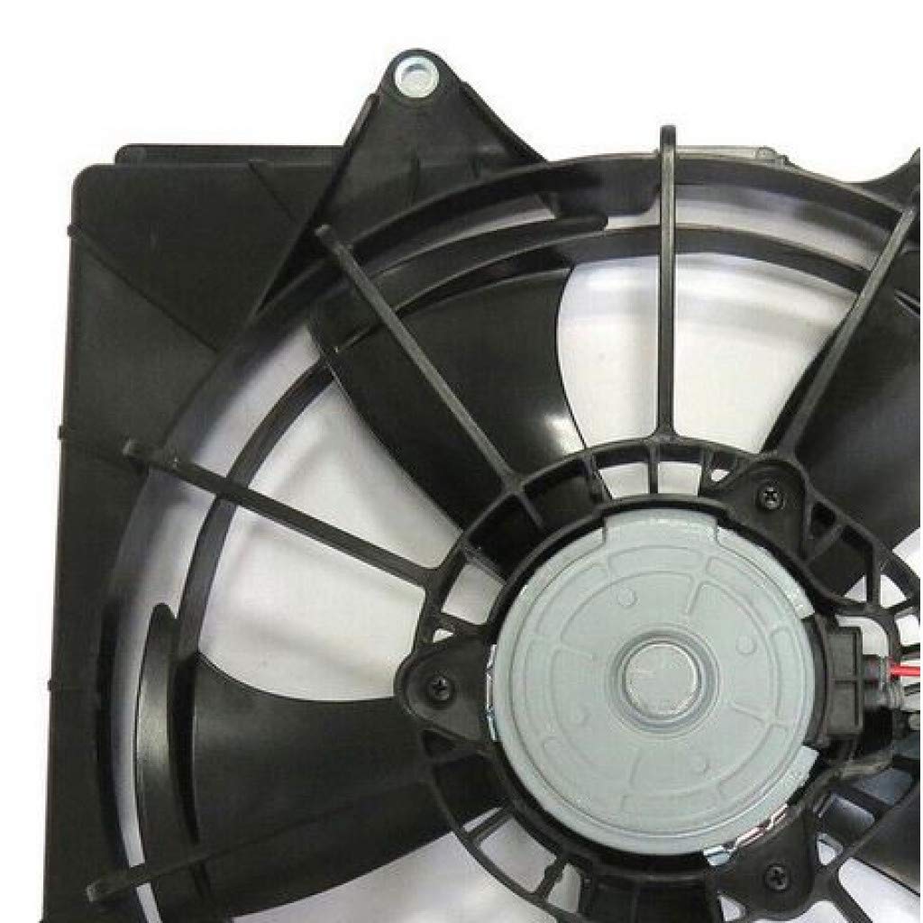 Honda Accord Radiator A/C Cooling Fan Assembly Replacement for 2018-2019 Models - Compatible with HO3115172 & 19015-6A0-A01 - Perfect for Engine Cooling and A/C System Maintenance