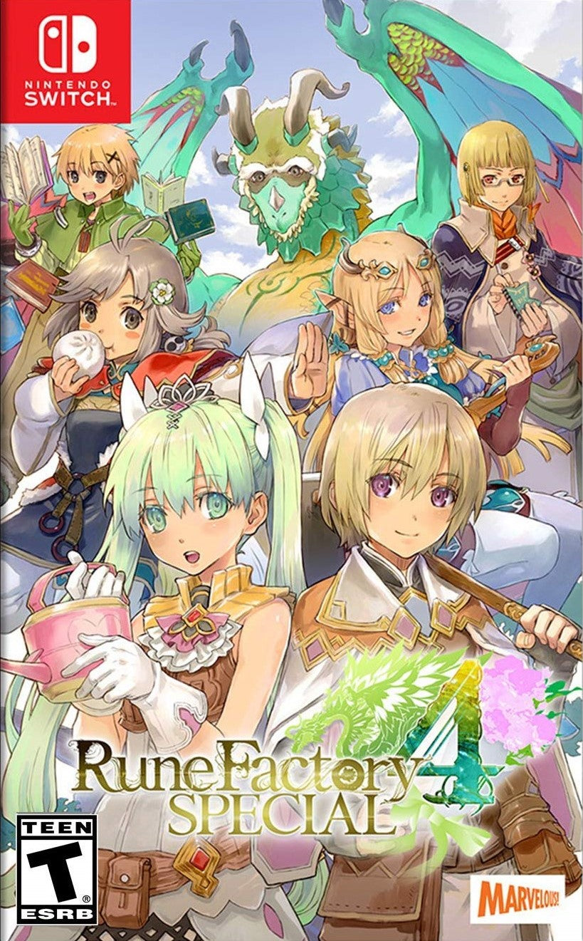 Rune Factory 4 Special - Nintendo Switch Farming RPG Game | Adventure, Romance & Simulation | Perfect for Home Entertainment & Gift Giving