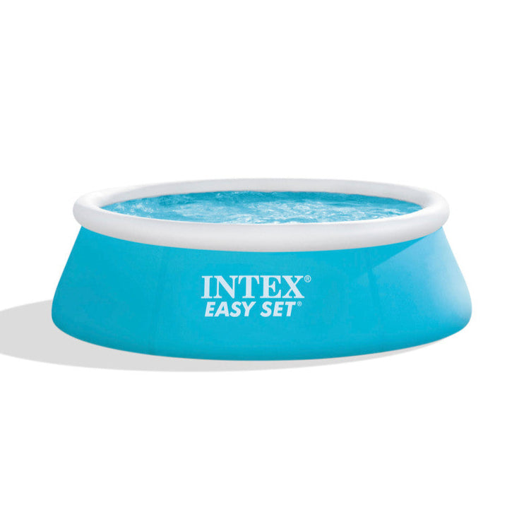 Intex Easy Set Pool 6ft x 20in Round Above Ground Inflatable Swimming Pool - Perfect for Backyard, Garden, and Outdoor Family Fun