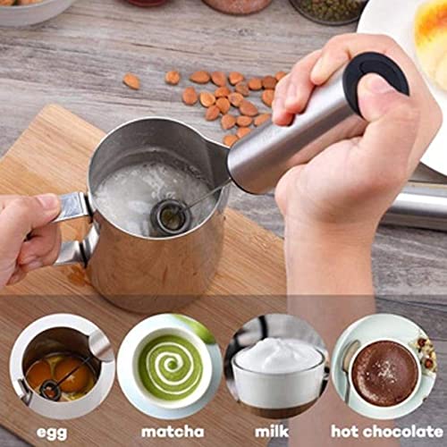 BariatricPal Stainless Steel USB Rechargeable Protein Shaker - Portable Blender & Whipper for Smoothies, Shakes & Meal Prep - Perfect for Gym, Travel & Home Use
