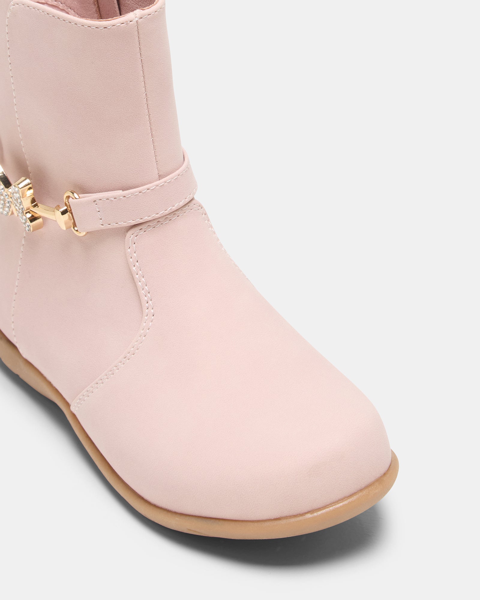 Edith Butterfly Boots in Blush Pink - Stylish Women's Ankle Boots for Casual Wear, Date Night & Fall Fashion
