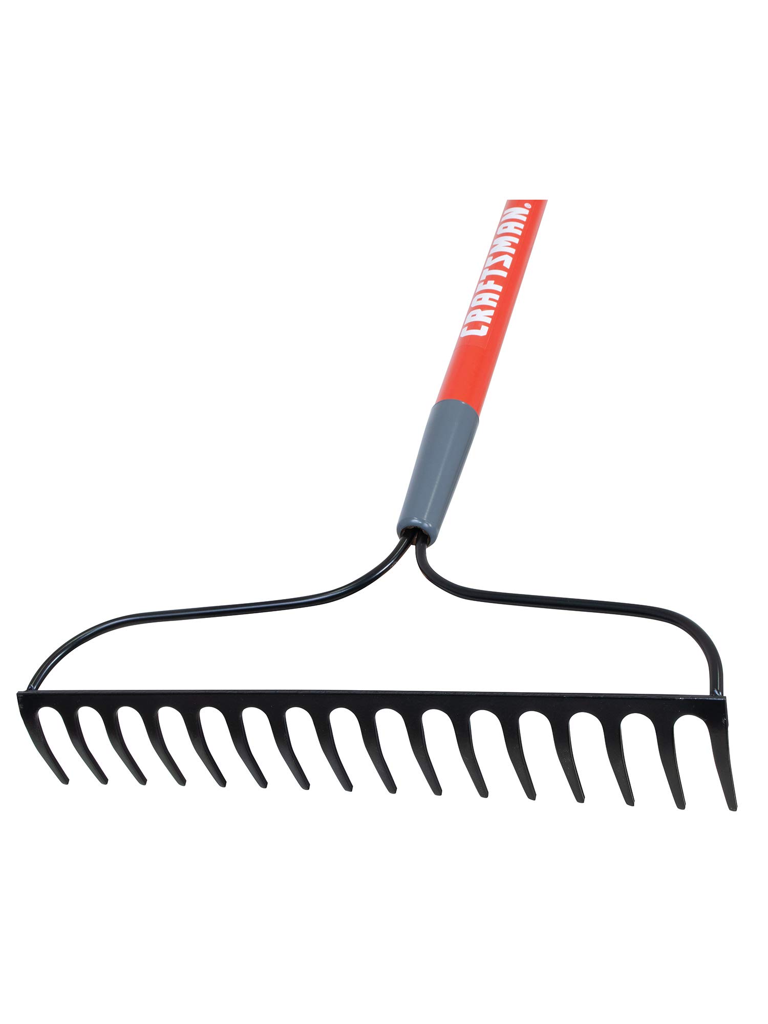 **CRAFTSMAN 2-Piece Garden Tool Set with Transfer Shovel & Bow Rake - Fiberglass Handles & Cushion Grips for Landscaping, Gardening, Yard Work - Perfect for Lawn Care, Planting & Outdoor Maintenance**