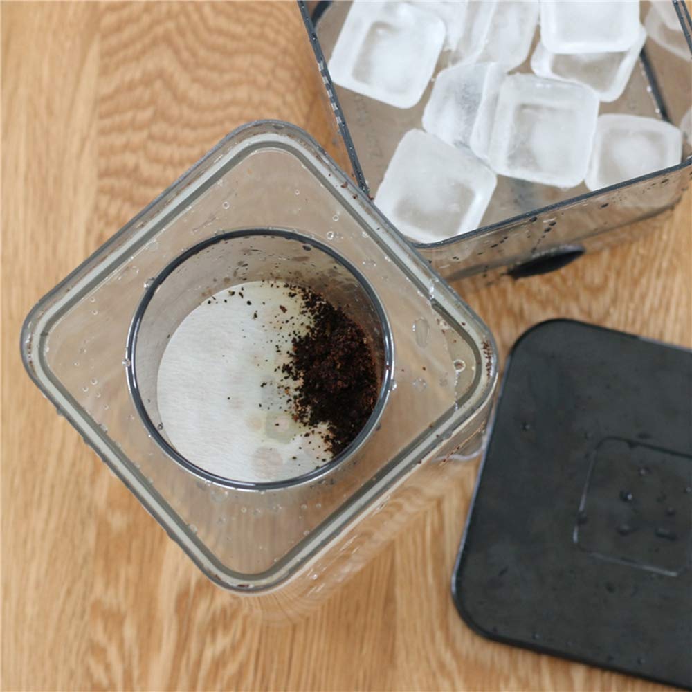 100 Pcs 60mm Coffee Paper Filters - Compatible with Drip Coffee Makers, Pour Over & Cone Brewers - Biodegradable & Unbleached for Eco-Friendly Home & Office Coffee Brewing