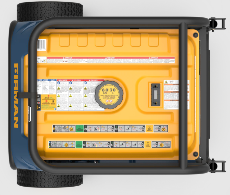 Firman T08072 8000W 10000W 50 Amp Tri-Fuel Portable Generator with Electric Start & CO Alert - Perfect for Home Backup Power, Camping, and Emergency Use