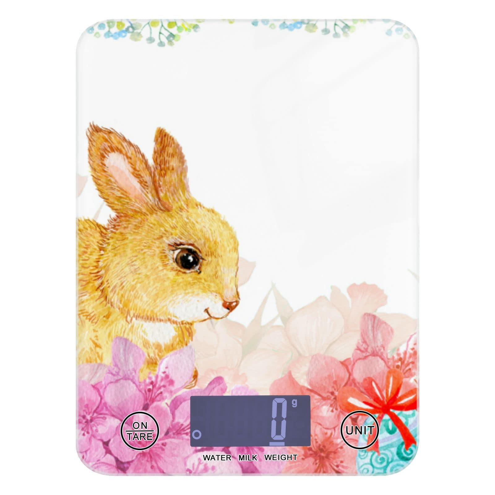 **Easter Bunny Egg-Shaped Digital Kitchen Scale - Waterproof Food Scale with Ounces & Grams for Cooking, Baking, Jewelry, Coffee & Small Items - Perfect for Easter Gifts & Home Kitchen Use**