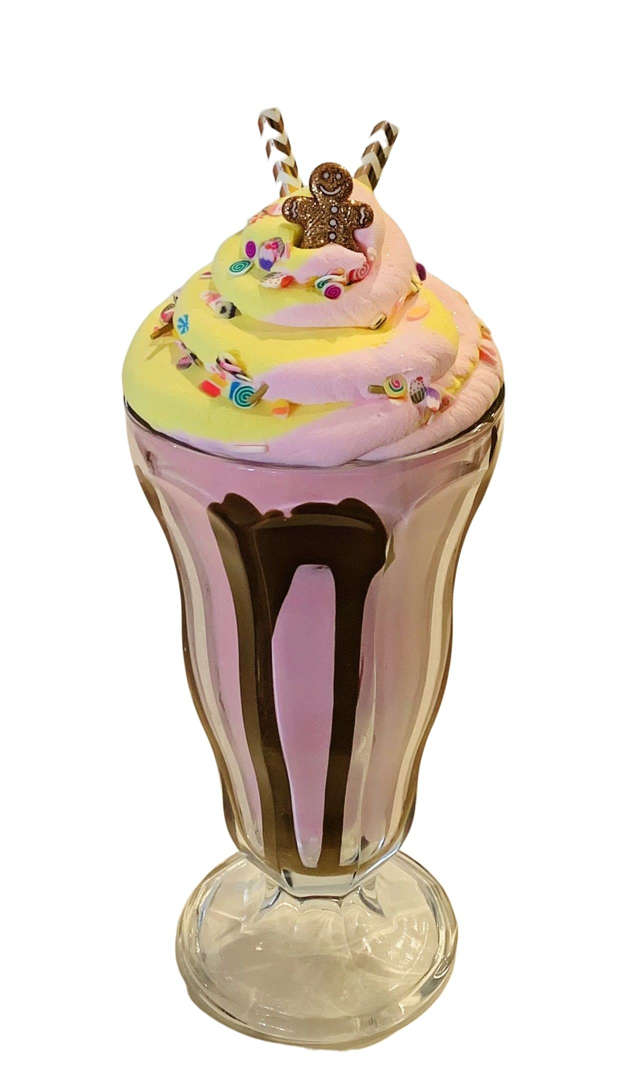 Dezicakes Fake Cupcakes & Artificial Cakes for Display - Faux Cake Decorations for Home Kitchen & Party Decor - Fake Dessert Display for Cake Plates, Candyland Milkshake Bar, and Bakery Window Displays