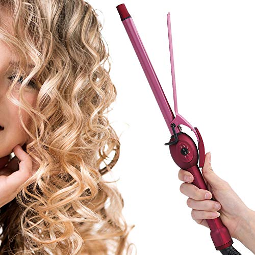 Professional Electric Hair Curler - Fast Heating Curling Iron with Adjustable Temperature for Salon & Home Use - Perfect for Waves, Curls & Beachy Hairstyles