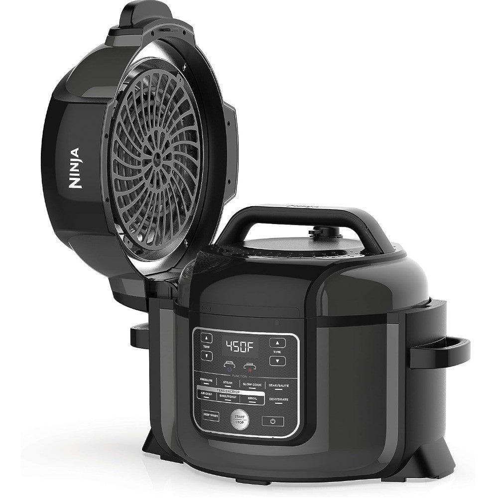 Ninja OP302 Foodi 9-in-1 Pressure Cooker & Air Fryer | Certified Refurbished with Home Essentials Warranty | Perfect for Quick Meals, Healthy Cooking & Family Dinners