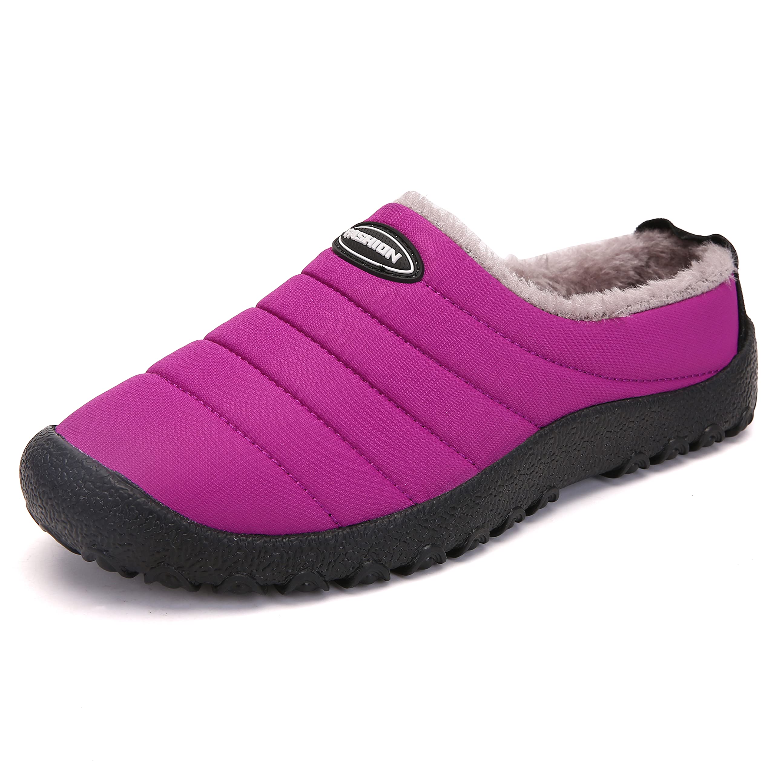 **KUBUA Men's and Women's Warm Winter Slippers - Indoor/Outdoor Cozy Cotton House Shoes for Comfortable Home & Casual Wear**    *(Perfect for Lounging, Relaxing at Home, or Quick Outdoor Errands)*