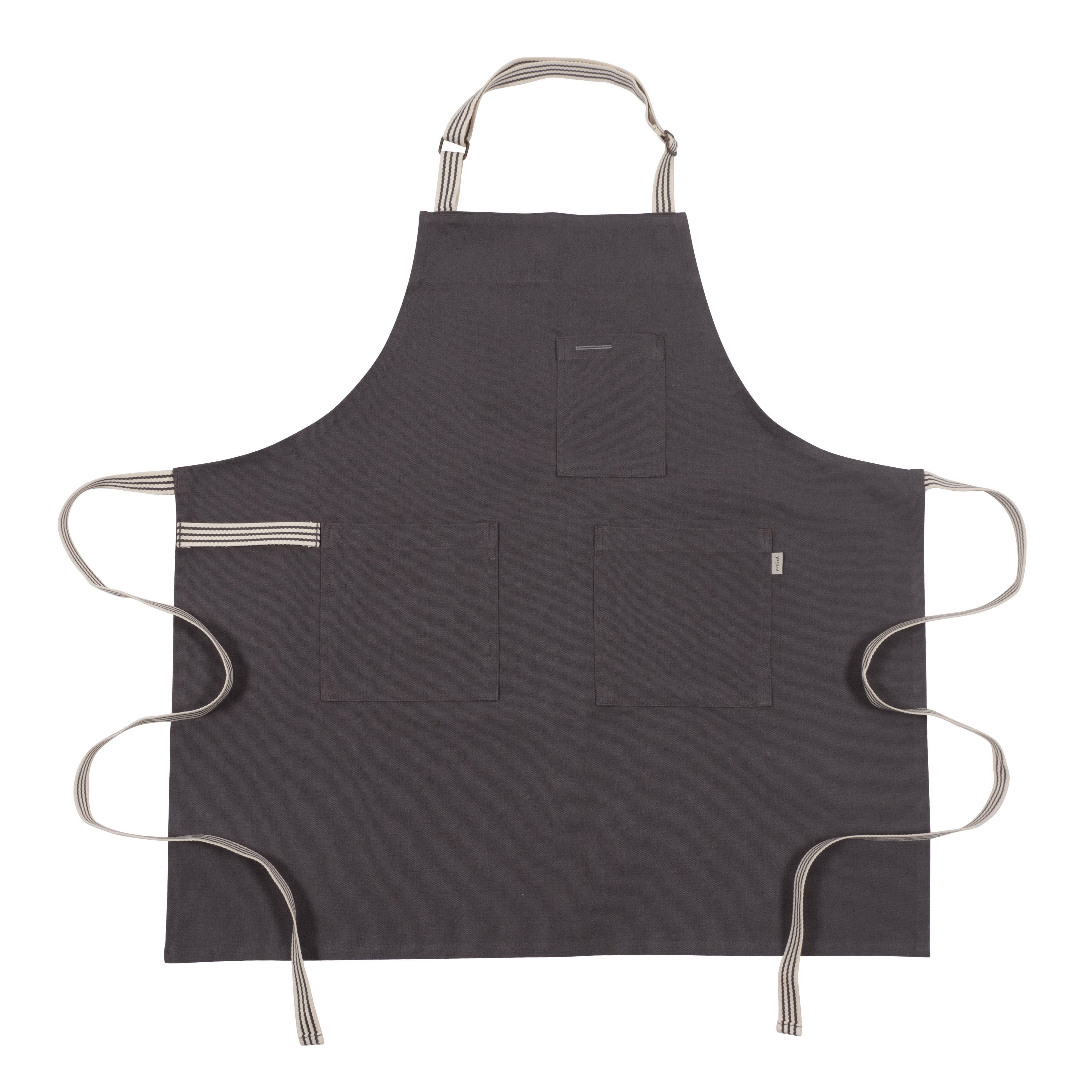 KAF Home Rooted Sustainable Chef's Apron - 32 x 30 Inches - Eco-Friendly Kitchen Apron for Cooking, Baking & Grilling - Perfect for Chefs, Home Cooks & BBQ Enthusiasts