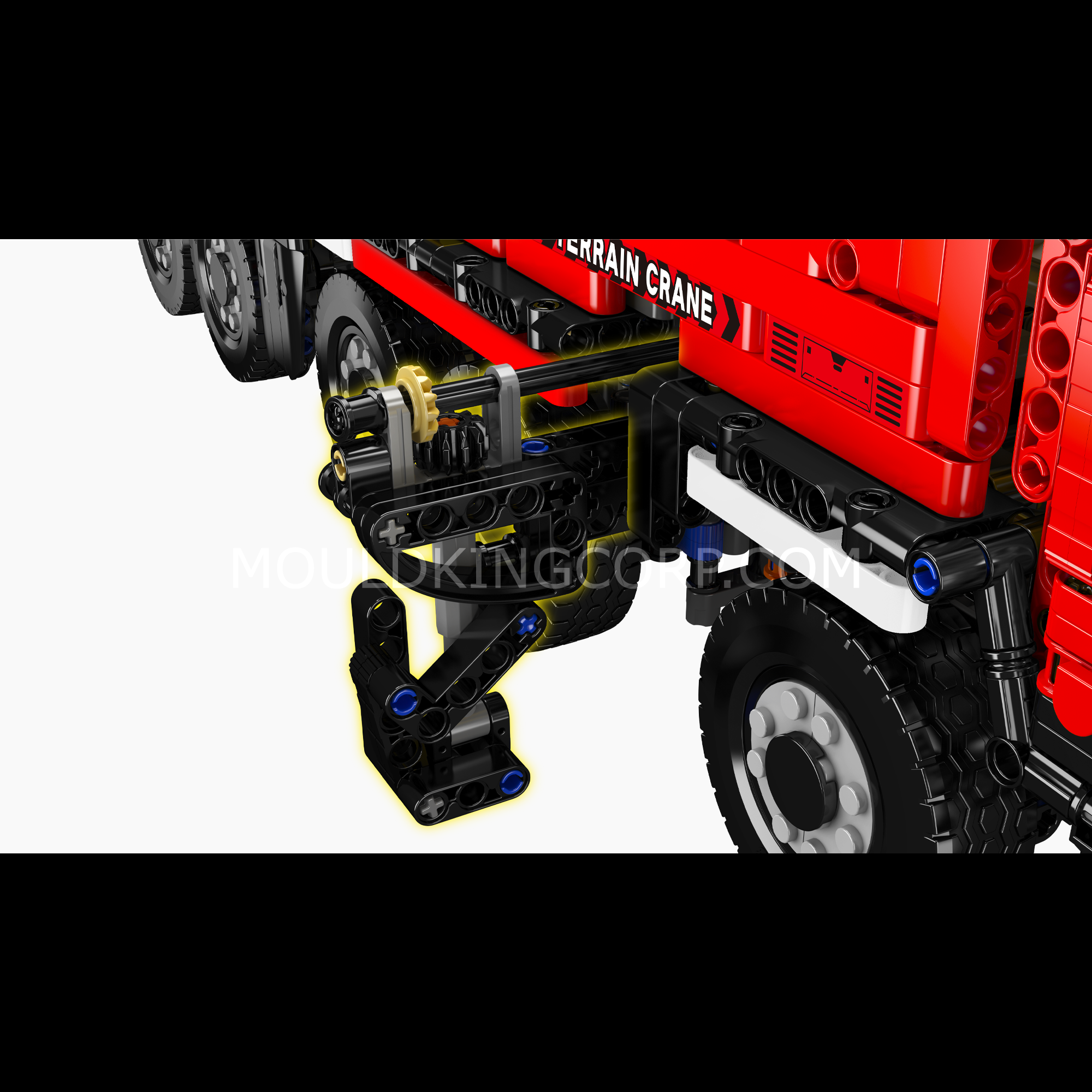 Mould King 17073/17074 LTM 1110 Mobile Crane Building Set - 3,218 Piece Construction Toy for Adults & Kids | STEM Educational Building Blocks | Perfect for Engineering Enthusiasts & Collectors