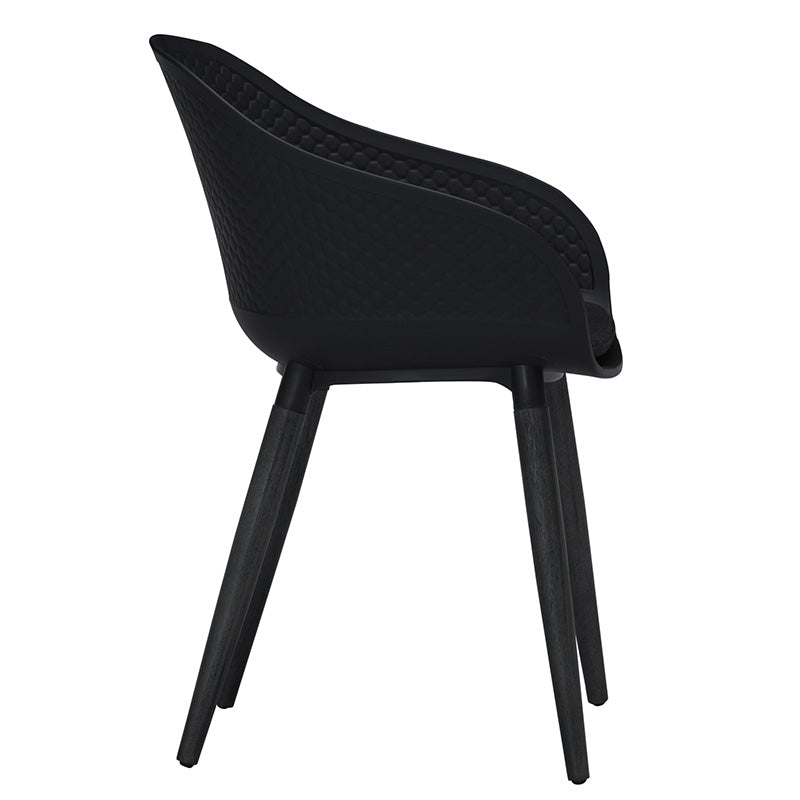 UNITY Arm Chair - Dark Grey & Black Modern Accent Chair for Living Room, Office, or Lounge - Comfortable & Stylish Seating Solution