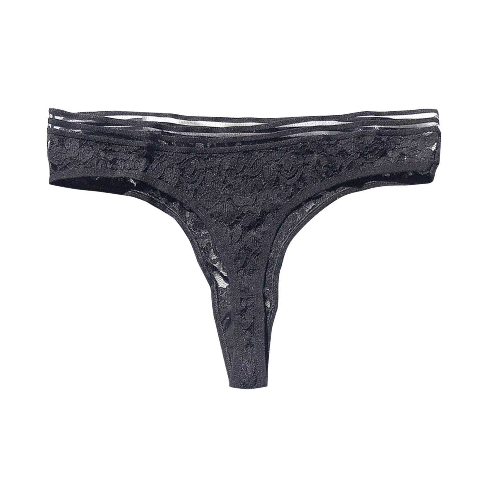 Sexy Lace Thong Underwear for Women - Breathable Cotton Hollow Out Panties with Comfortable Lace Waistband | Perfect for Date Night, Lingerie Set, Everyday Wear & Sensual Occasions | Ideal for Romantic Evenings, Bridal Shower, Valentine's Gift & Boudoir Photography | Great for Intimate Moments, Anniversary Gifts and Special Occasions