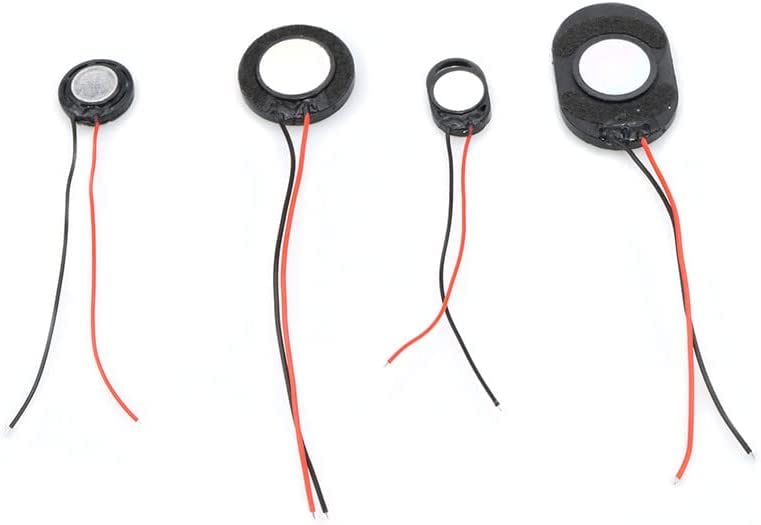 Bettomshin 4PCS 1.5W 8 Ohm DIY Magnetic Speaker Replacement - Oval Audio Loudspeaker for Home Theater, Car Audio, and DIY Projects