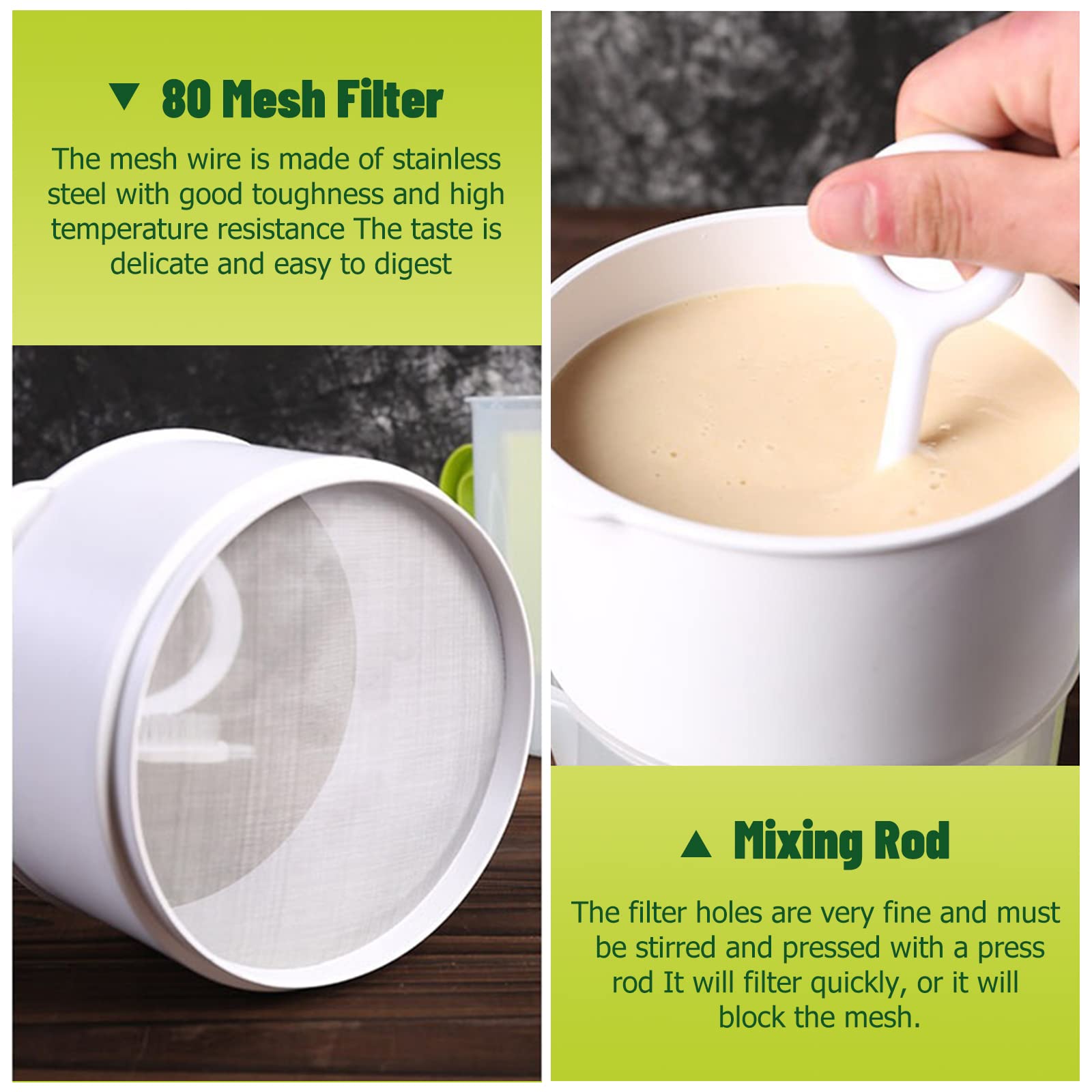 1.5 Quart Food Strainer & Yogurt Maker - Nut Milk Bag Replacement, Soy Milk & Juice Filter - Perfect for Home Chefs - Ideal for Almond Milk, Greek Yogurt & Cold Brew Coffee Making