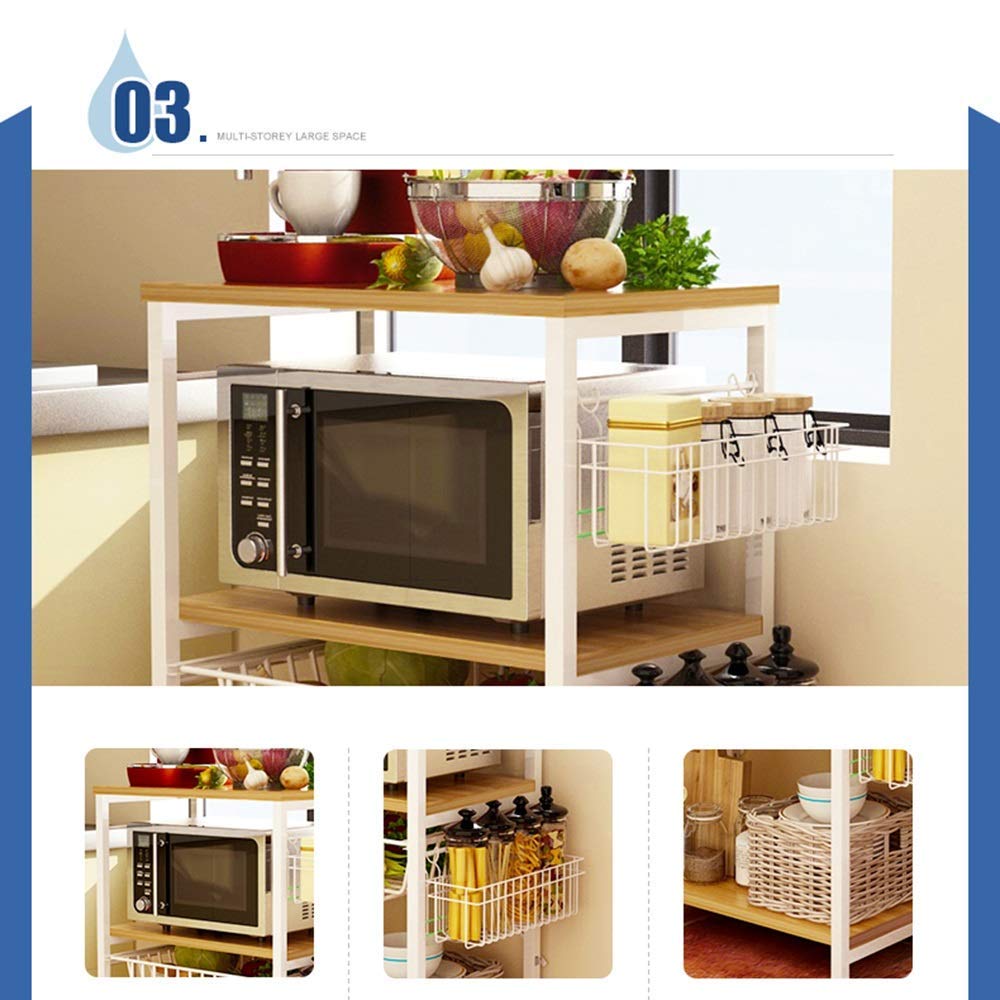 3-Tier Stainless Steel Kitchen Organizer Rack - 52