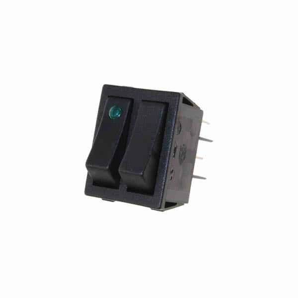 Double Switch - Dual Rocker Light Switch for Home & Office - Perfect for Bedrooms, Kitchens, and Living Rooms