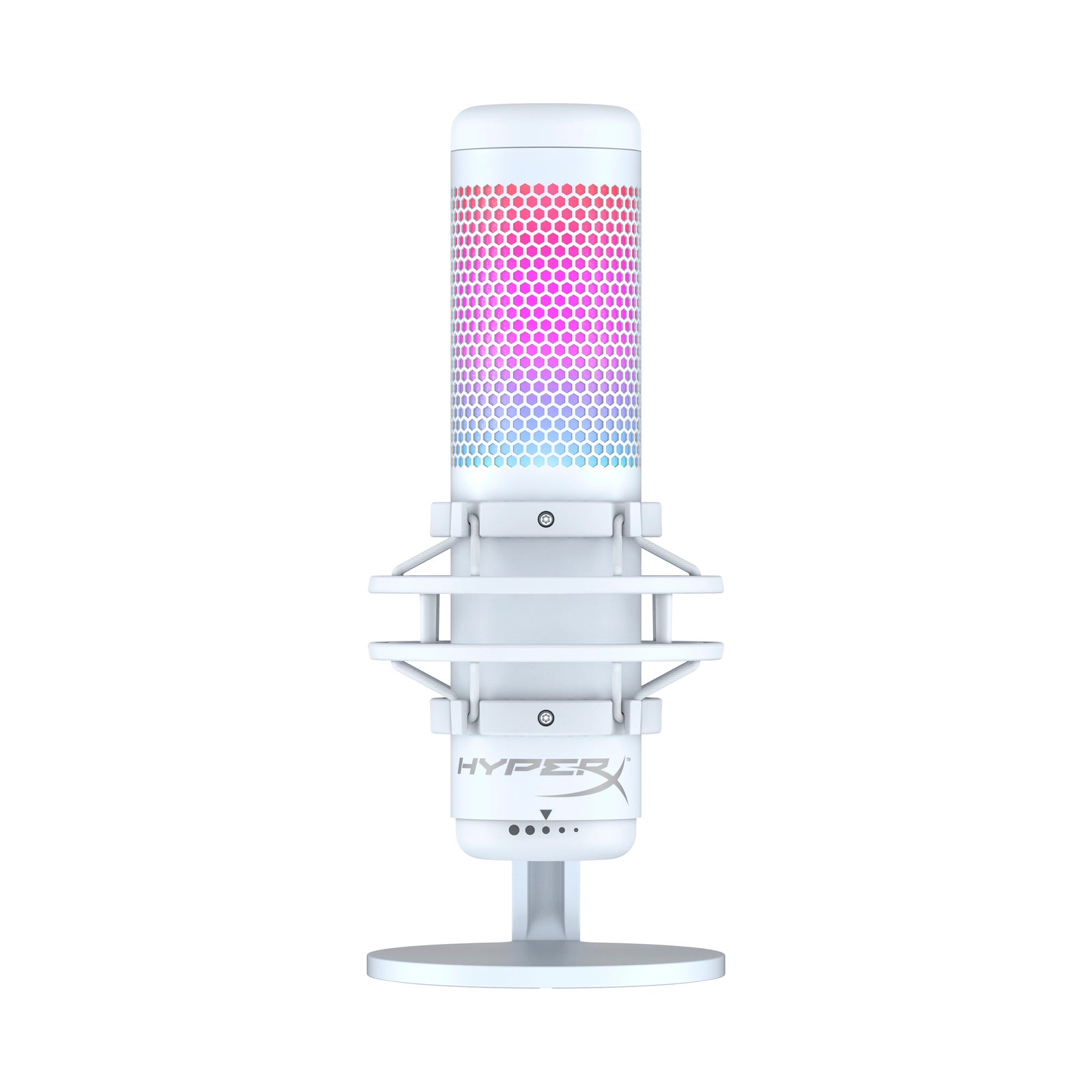 HyperX QuadCast S USB Condenser Microphone with RGB Lighting - Professional Streaming, Podcasting & Gaming Mic for PC, PS4 & Mac - Perfect for Twitch, YouTube & Discord