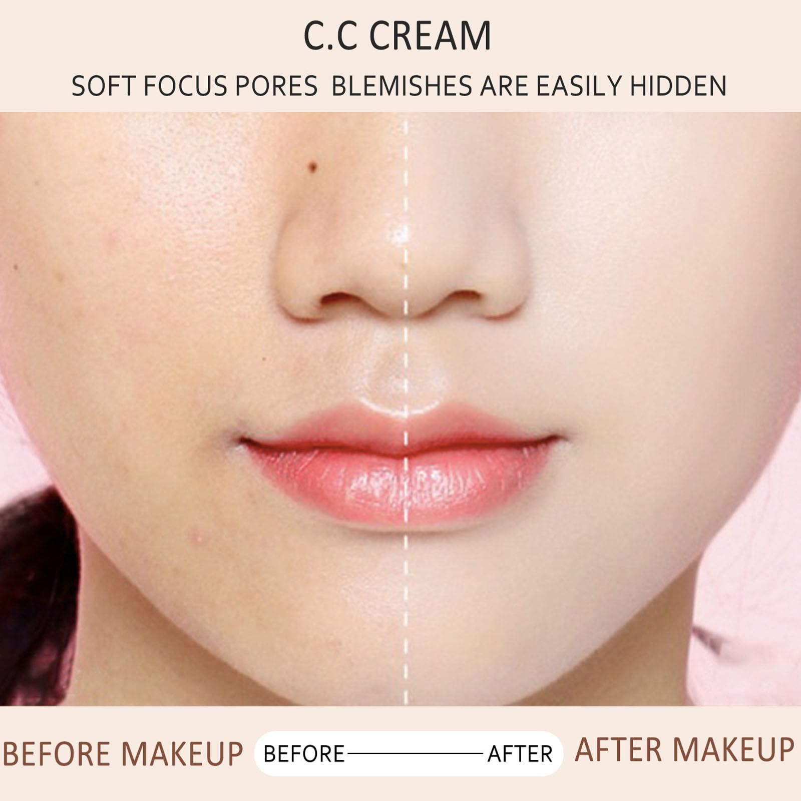 Perbella CC Cream for Mature Skin - Self Adjusting Skin Tone Foundation with Anti-Aging Benefits, Lightweight & Hydrating Makeup for Older Women (Ivory) | Perfect for Daily Wear, Special Occasions & Sensitive Skin Care Routine