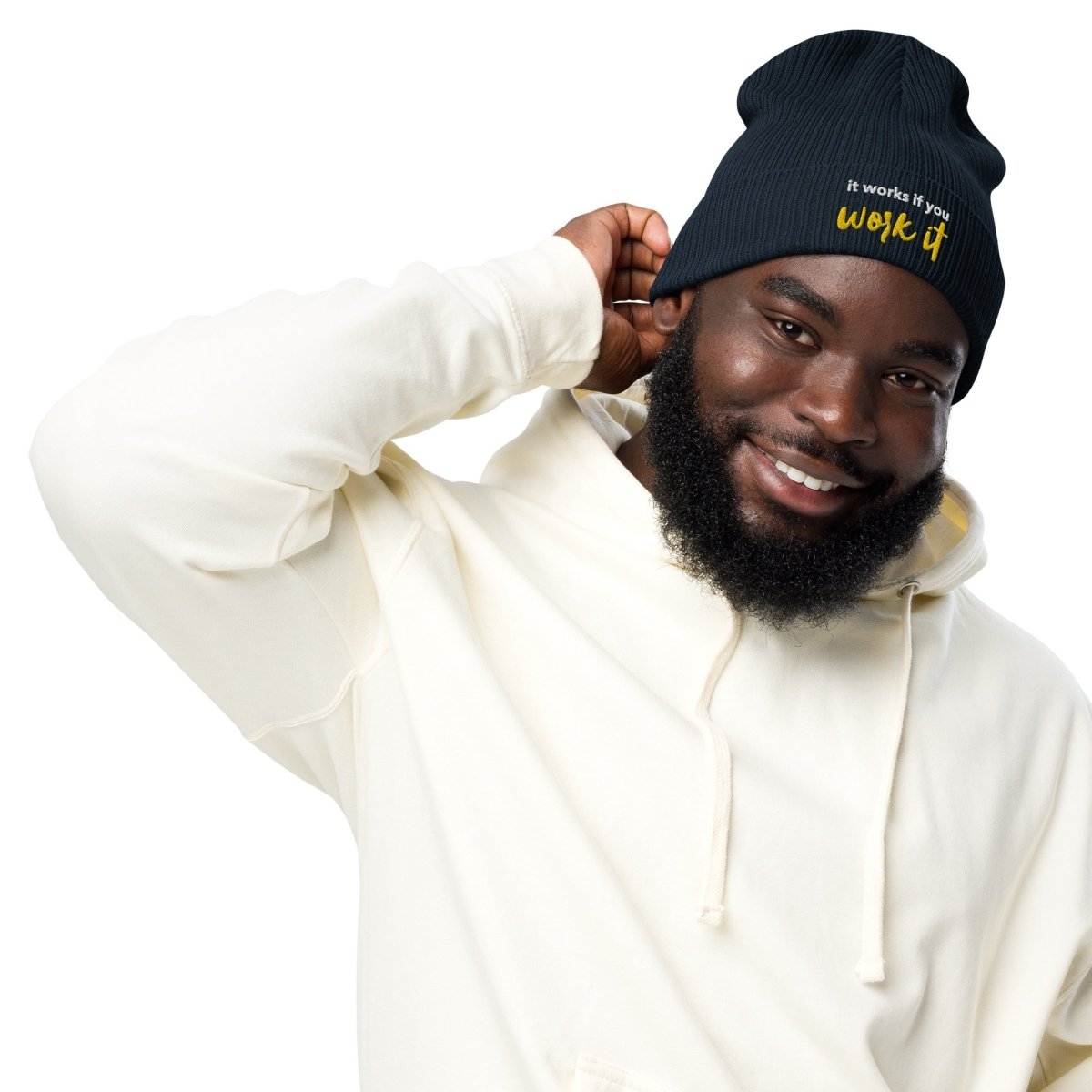 Organic Perseverance Beanie - Premium Knit Winter Hat for Men & Women | Warm & Durable Cold Weather Accessory | Perfect for Outdoor Activities, Hiking & Skiing