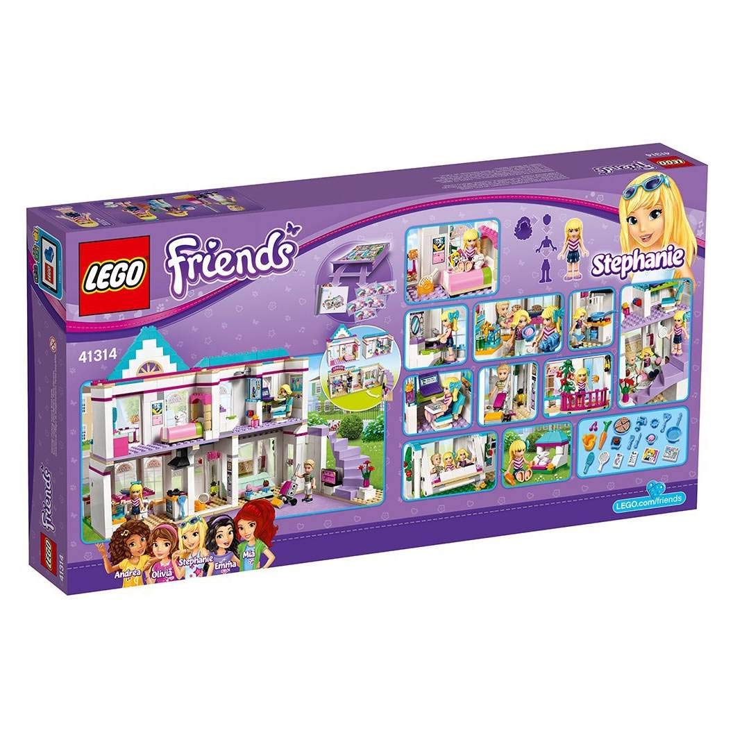 LEGO Friends Stephanie's House 41314 Building Set - 622 Piece Dollhouse Kit with Mini Dolls for Creative Play | Perfect Gift for Kids Ages 6+ | Great for Imaginative Play, Storytelling & Collectors