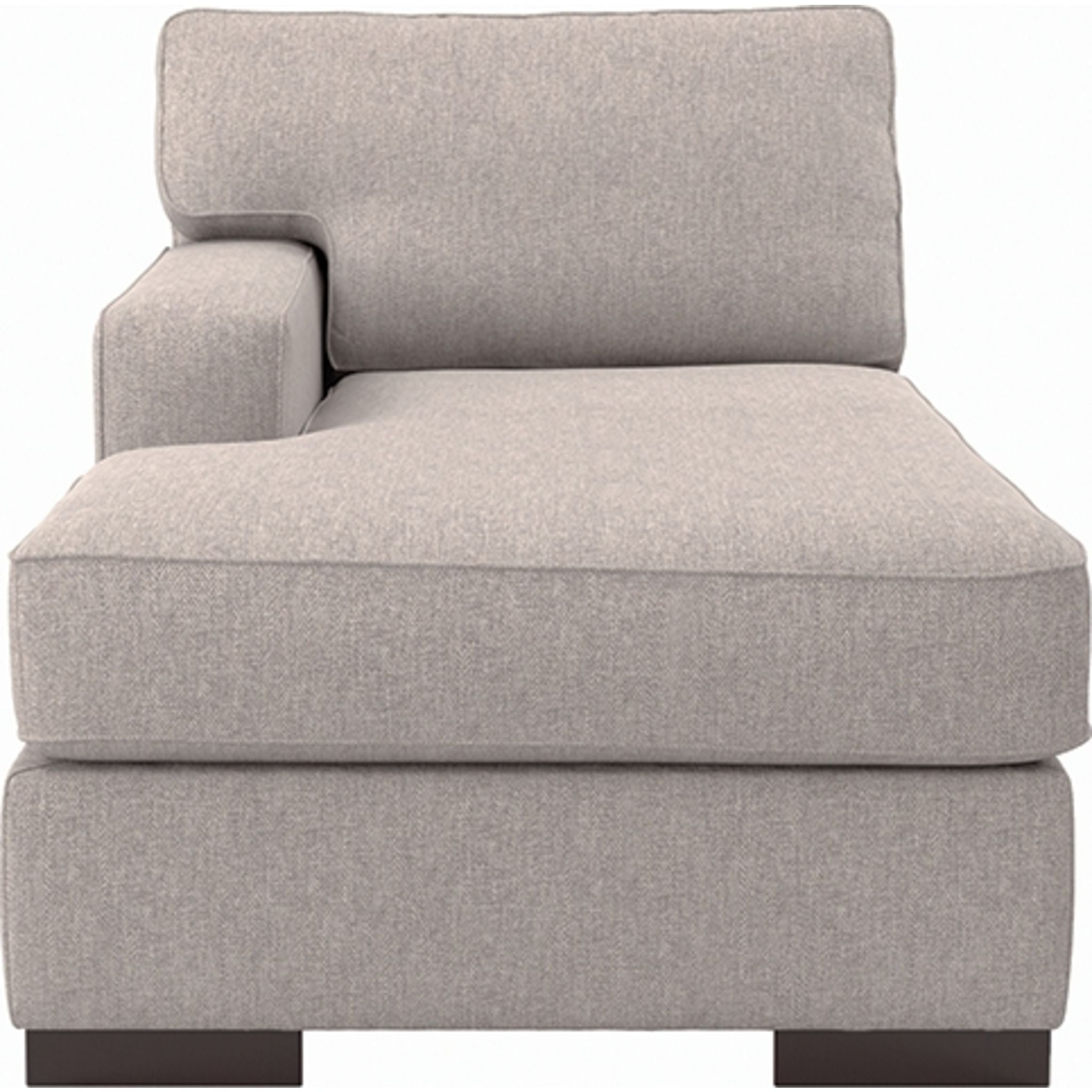 Ashlor Exclusive 2-Piece Sectional Sofa Set - Modern L-Shaped Couch with Chaise for Living Room, Lounge & Family Room - Comfortable Fabric Upholstered Sectional with Reversible Chaise (Gray)
