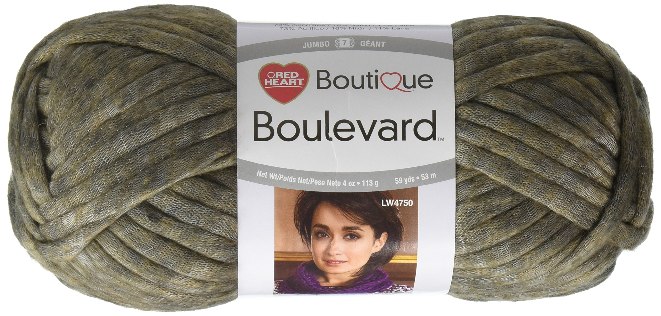 Red Heart Boulevard Landmark Yarn - Premium Acrylic Yarn for Knitting & Crocheting - Soft, Durable & Vibrant Colors - Perfect for Scarves, Blankets & DIY Crafts