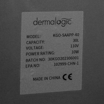 Dermalogic UV Sterilizer 60L - Large Capacity UV Disinfection Box for Home, Baby Items, and Medical Equipment | Kills 99.9% Germs & Bacteria | Perfect for Sanitizing Phones, Toys, and Cosmetics
