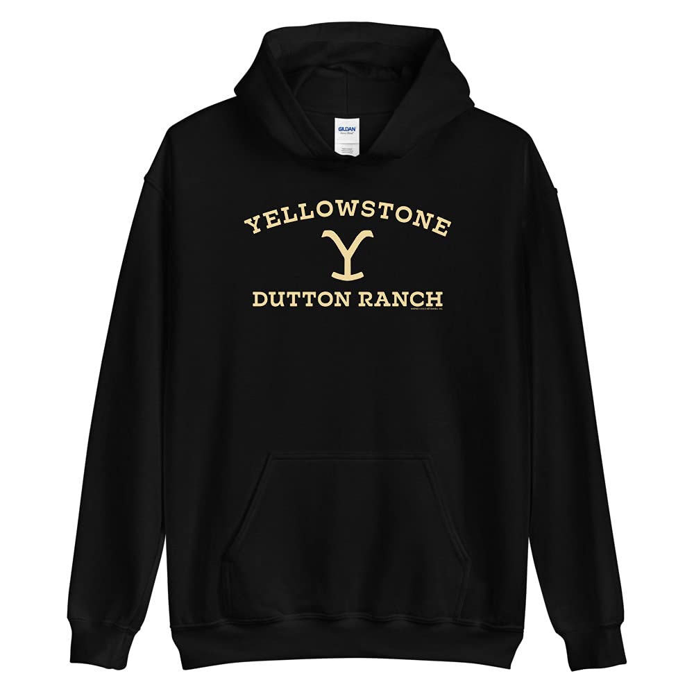 Yellowstone Dutton Ranch Hooded Sweatshirt - Officially Licensed Merchandise | Warm Pullover Hoodie for TV Show Fans & Outdoor Adventures